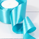 Лента Атласная 5см х 28м Сатин (Бирюзовый)