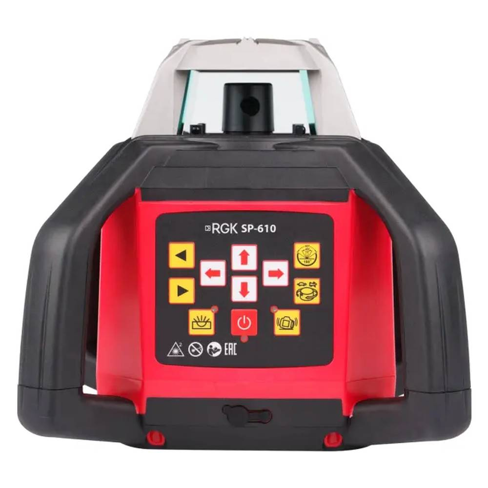 Комплект: ротационный нивелир RGK SP-610 + элевационный штатив RGK SH-170 134357