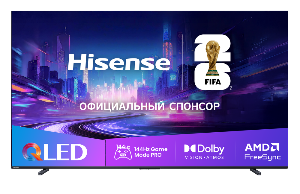 ЖК телевизор Hisense 100E7Q PRO(QLED,UHD Smart,frameless)