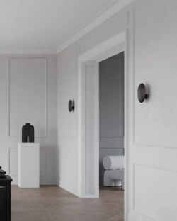 Лампа 101 Copenhagen Clam Wall Lamp, Burned Black, черный