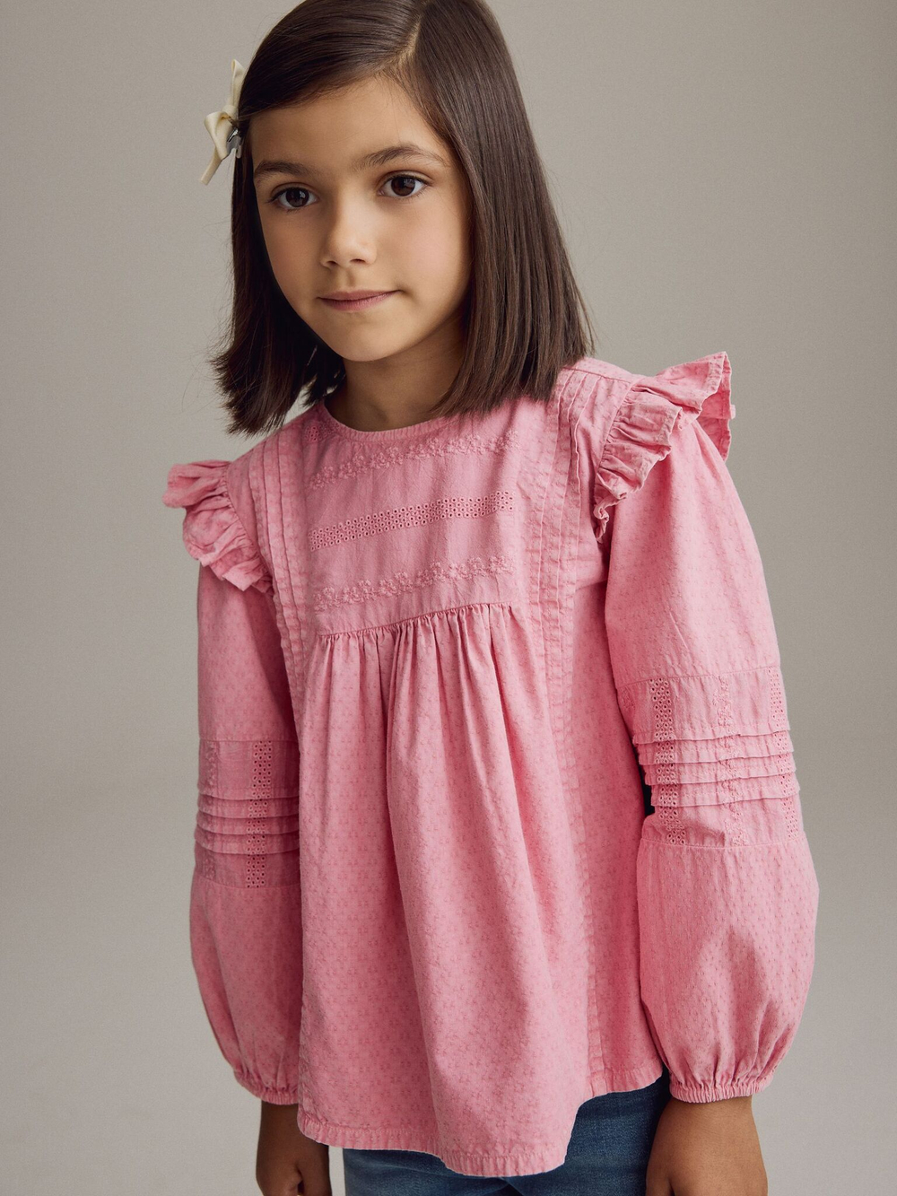 Блуза для девочки Next E32-674, Розовый
