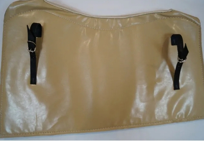 Потник из итальянского кож зама ( бежевый)