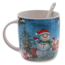 GAEM Кружка с ложкой, 300 мл, L12 W8,5 H9 см