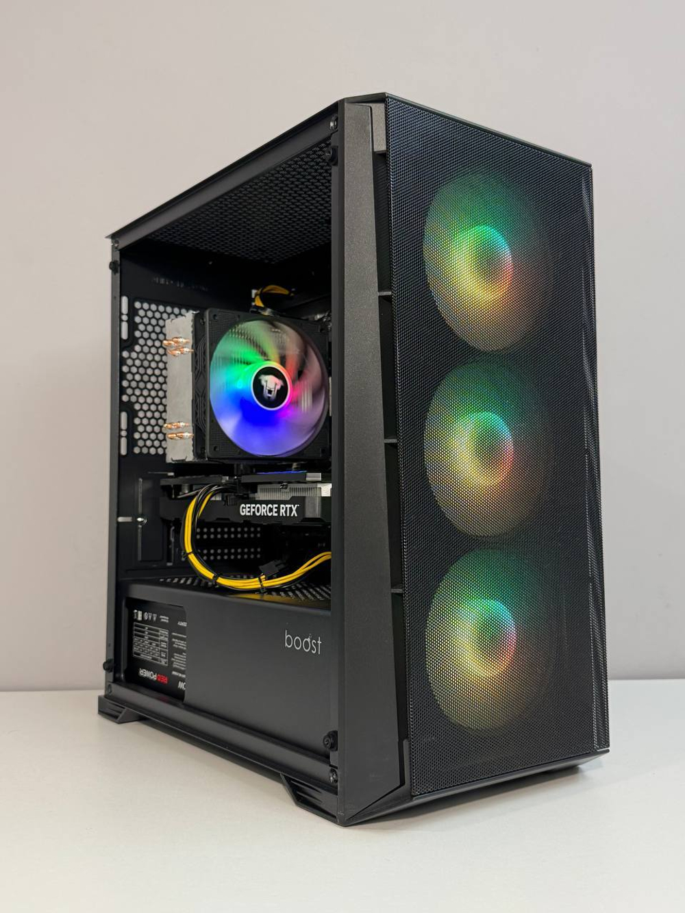 ПК игровой (Intel Core i5-12400f, GeForce RTX 4060 DUAL OC, Intel H610, 32 Гб DDR4, 500 Гб SSD). Модель PlaZa Gaming.Classic 051.