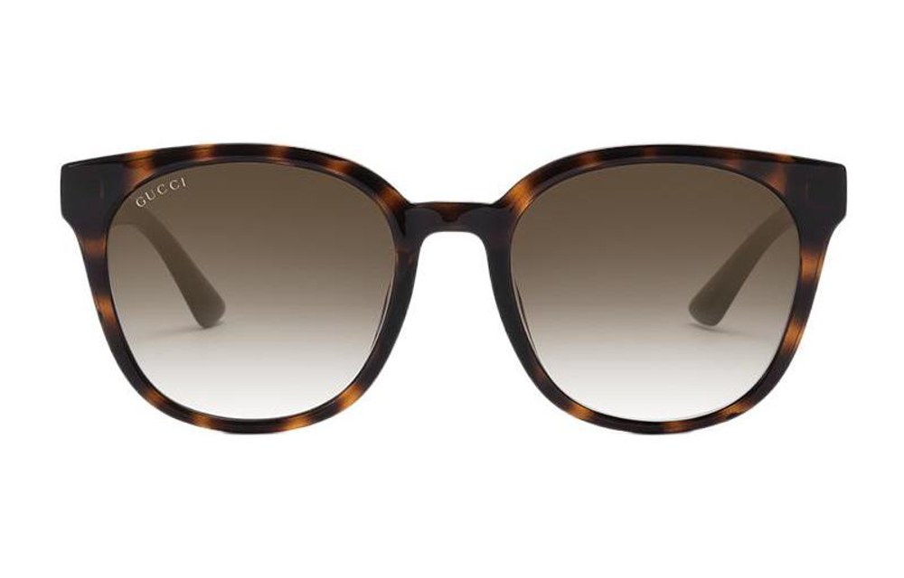 GUCCI Oval Sunglasses Women"s Tortoiseshell