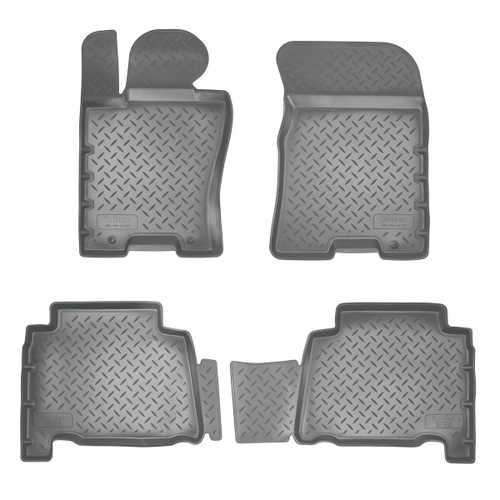 Ковры в салон Norplast/Unidec для Kia Mohave в кузове EN (2008-2016), Серый, арт.NPL-Po-43-22-G