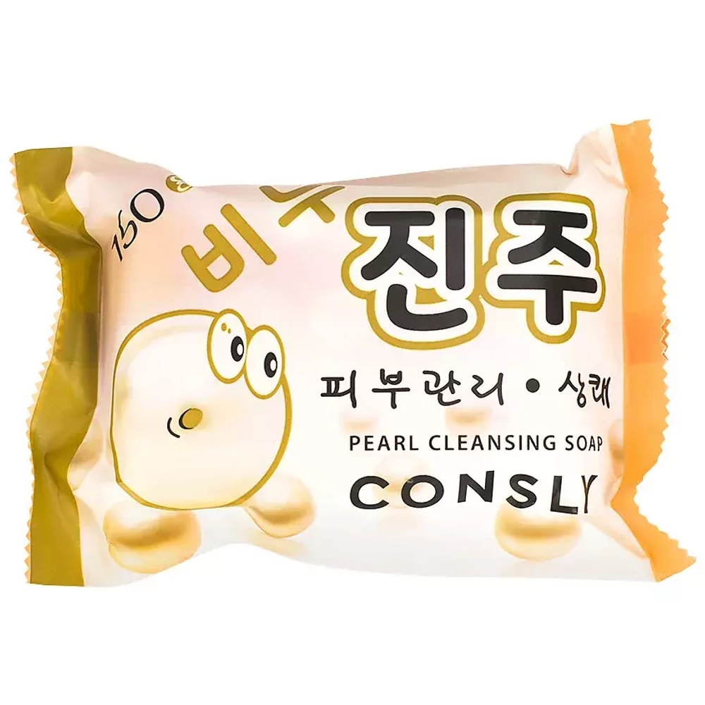Мыло с экстрактом жемчуга CONSLY Pearl Cleansing Soap 150 гр