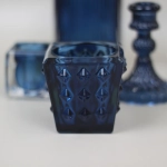 Подсвечник «Нежность» 7,7*7,5 см, Синий