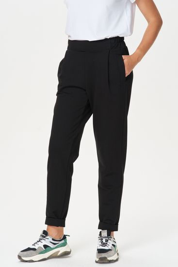 Брюки женские свободные со складками на поясе Лори B0110-O99