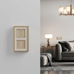 Умный сенсорный выключатель одноклавишный (шампань)