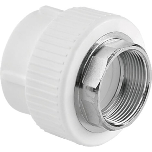 Муфта TEBO бел. PP-R комбинированная 90х3" ВР под ключ (1/5), арт. 015020514