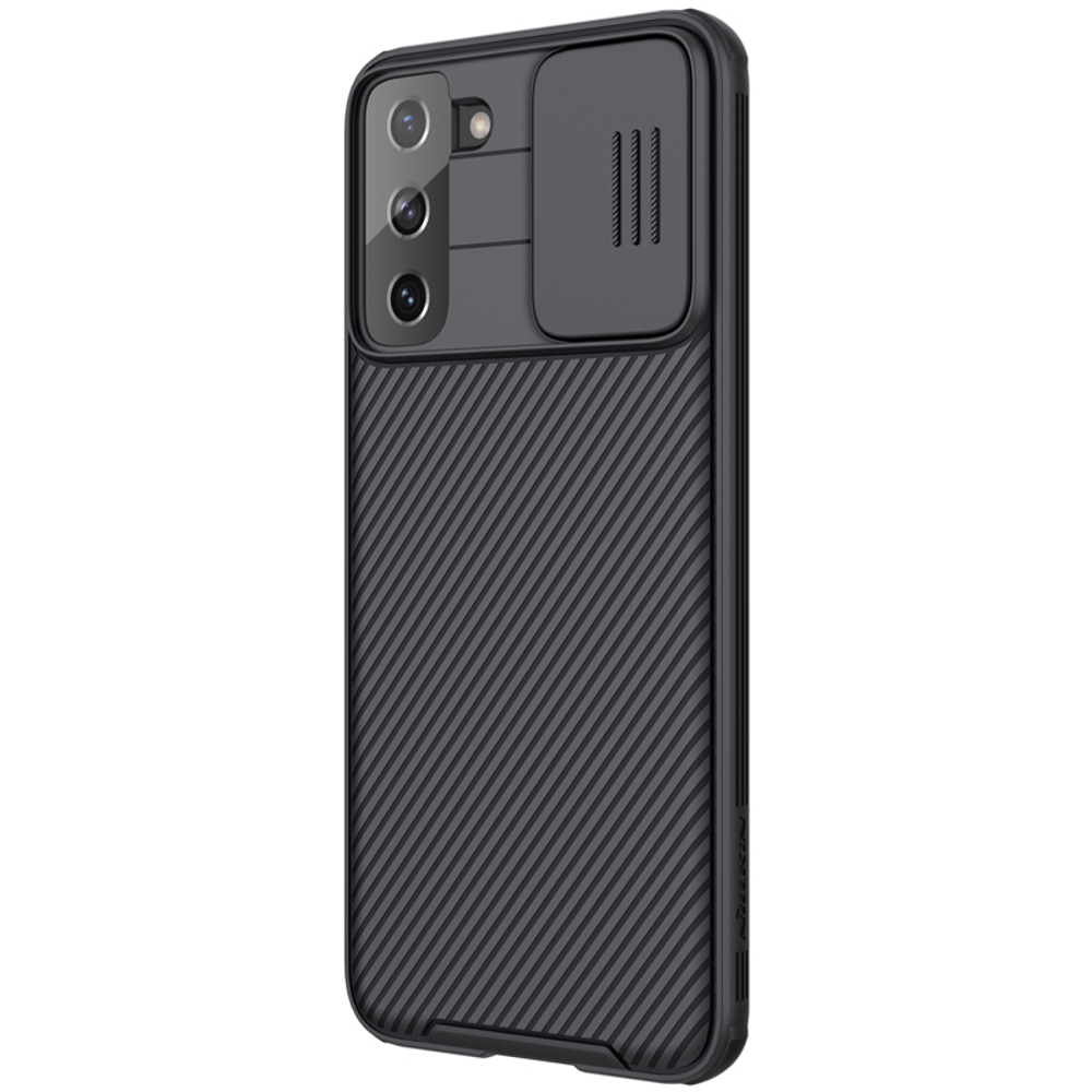 Чехол от Nillkin с защитной шторкой для камеры на Samsung Galaxy S21+ Плюс, серии CamShield Pro Case