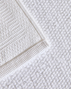 Zara Home - Нескользящий коврик для ванной из хлопка, белый, 50x70 см