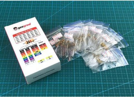 Набор выводных резисторов 0.25W (100 кОм—910 кОм), 24 номинала по 10 шт.