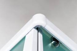 Душевая кабина Esbano (Эсбано) ES-L100CKR, с низким поддоном, с электрикой и LED освещением, 100х100х210