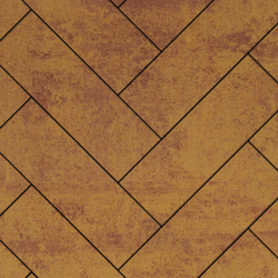 Тротуарная плитка ПРЯМОУГОЛЬНИК 600х200 мм - Листопад гладкий Каир