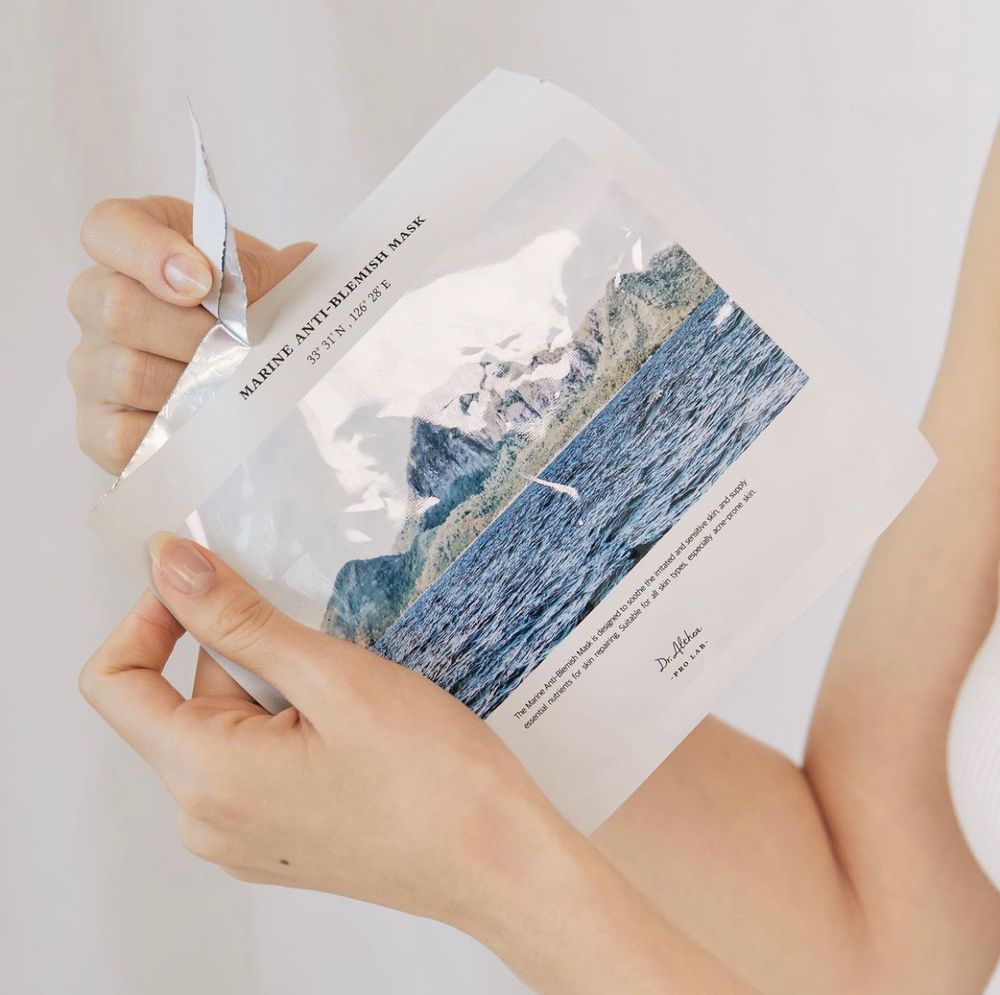 Антивозрастная маска против воспалений Dr.Althea Pro Lab Marine Anti-Blemish Mask