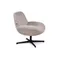 Крутящееся кресло Mateo, светло-серое букле
