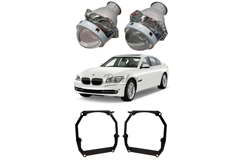 Готовый комплект для замены штатных линз ZKW BMW 7 V F01/F02/F04 Рестайлинг 2012-2015