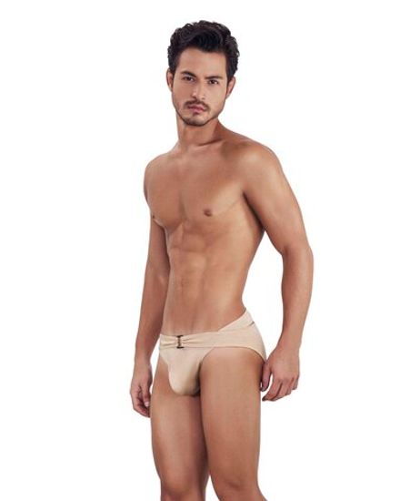 Мужские трусы брифы золотистые Clever Moda FLASHING BRIEF 145402