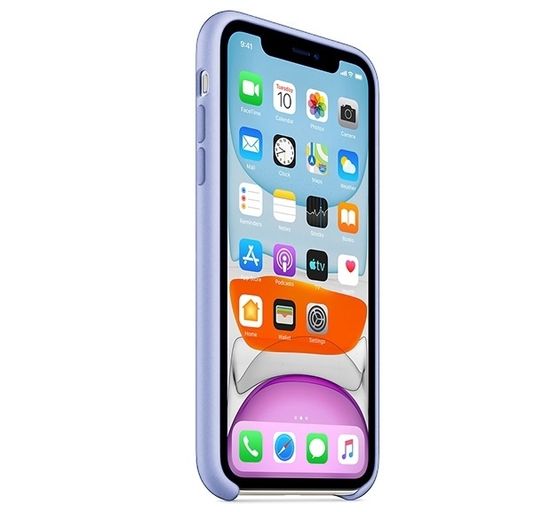Чехол Silicone Case, для iPhone 11, Фиолетовый (Айфон 11) Силиконовый