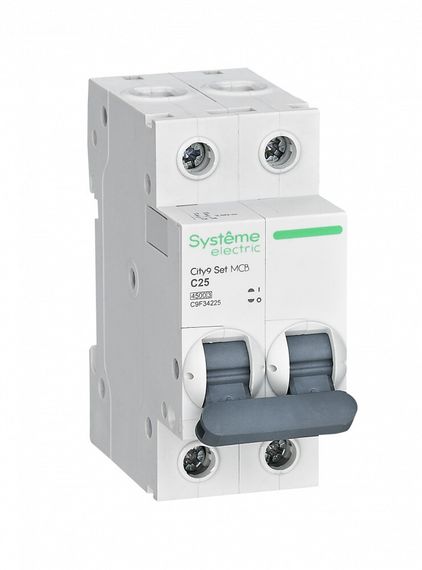 Автомат Systeme Electric City9 Set 2П 25А-С 4,5кА 38331