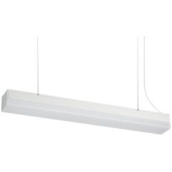 Линейный светодиодный светильник ЭРА SML-11-WB-65K-W24 24Вт 6500K 3000Лм 600x70x55 белый подвесной | Светильники линейные для ритейла