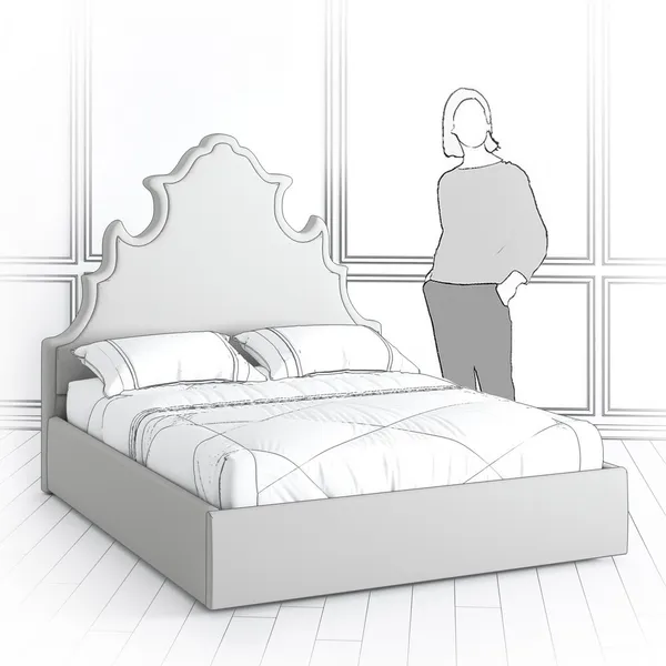 Кровать с подъемным механизмом