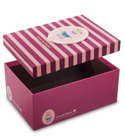 WF-08/3-B Коробка «Сладкая любовь» цв.жел./син.