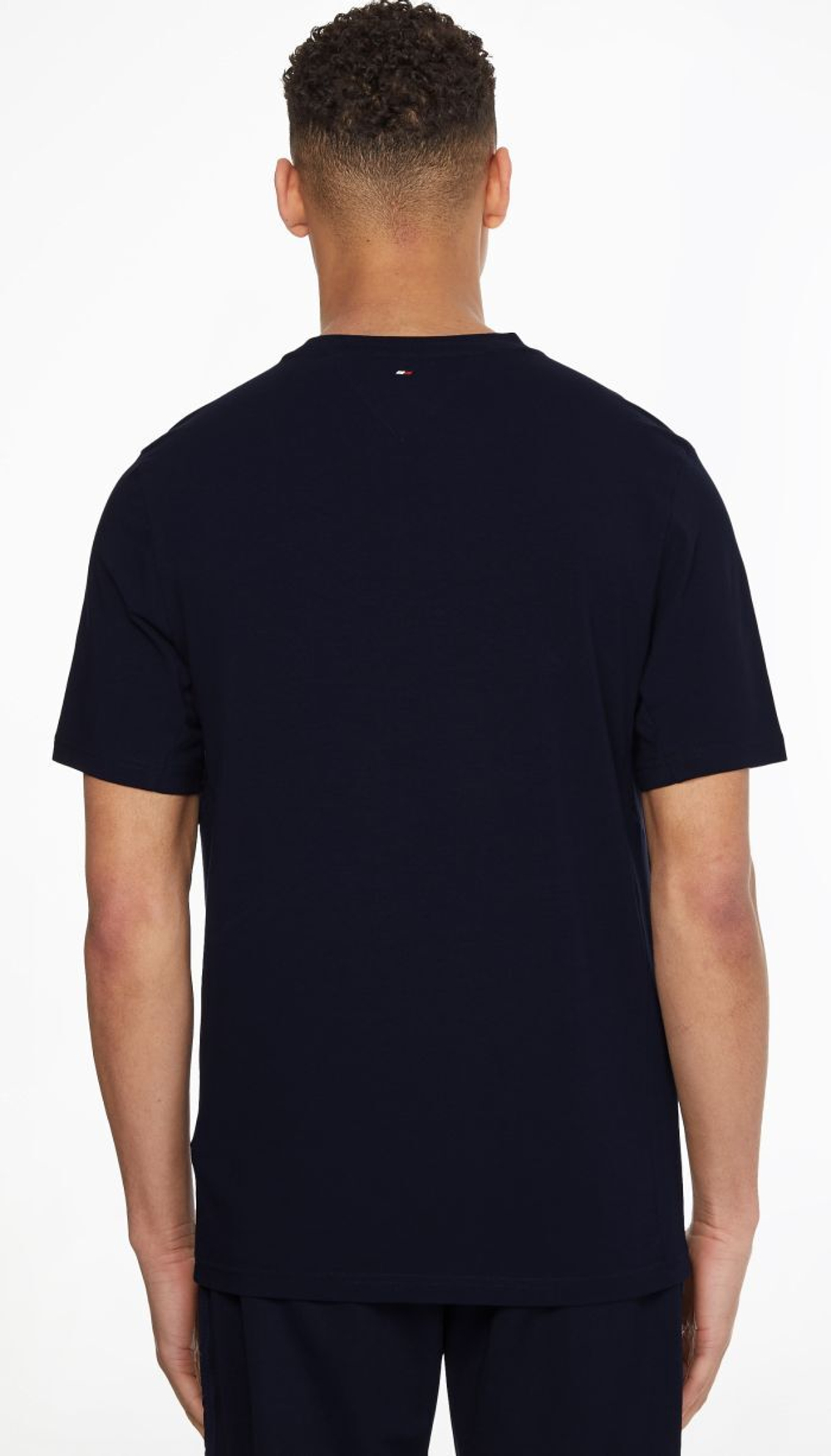 Футболка мужская теннисная Tommy Hilfiger Essentials Big Logo SS Tee - desert sky