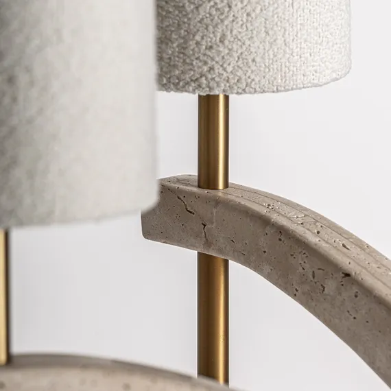 Подвесной светильник 36146 из травертина