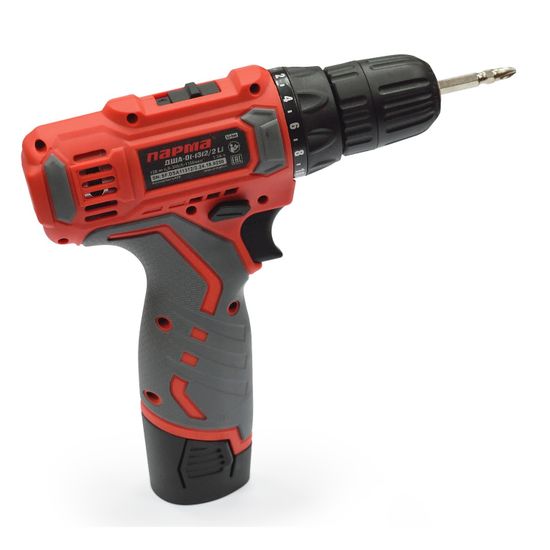 Аккумуляторный шуруповерт "ПАРМА" ДША-01-1312/2Li