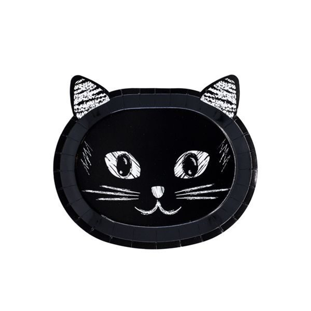 Тарелки фигурные Котики, 6 штук