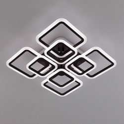 Citilux Марсель Смарт CL232A185E RGB Умная люстра Чёрная