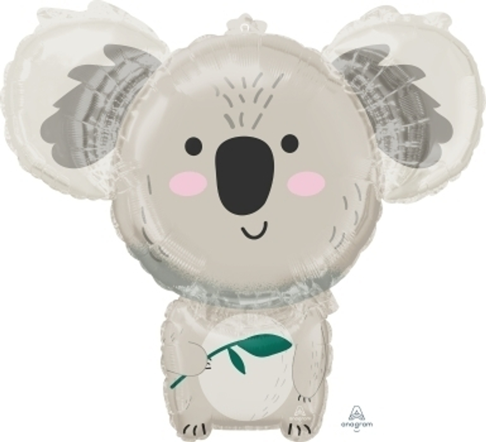 А Фигура, Коала с веточкой, 35"/89 см