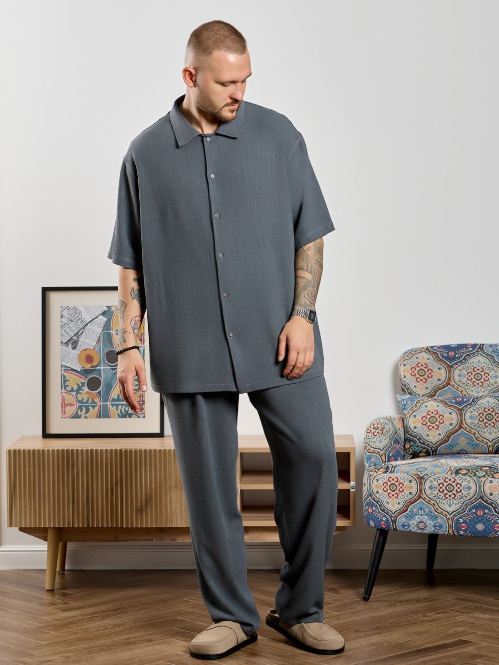 Брюки мужские Линкольн-3 Виотекс ГРАФИТОВЫЙ