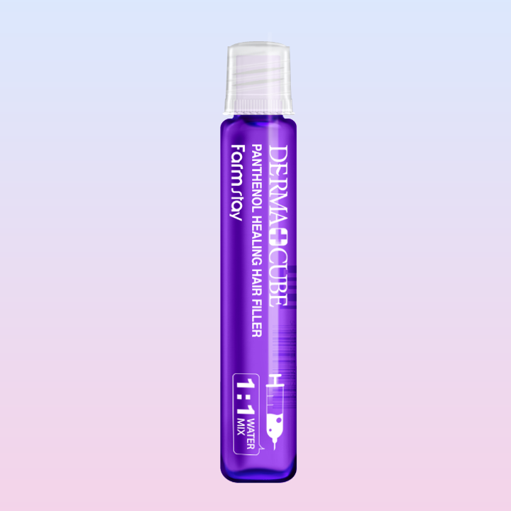 Филлер для волос Farmstay Derma Cube panthenol healing Clinic Hair Filler Пантенол, коллаген, шелк 13 мл