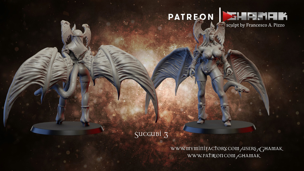 Grand Alliance Chaos Hosts of Slaanesh Chaos Daemons Суккуб №1 миниатюра для dnd, днд, pathfinder, фентези, Настольная игра, НРИ, Варгейм, РПГ