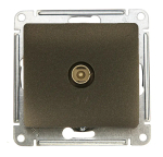 GLOSSA TV АНТЕННА коннектор, механизм, АНТРАЦИТ