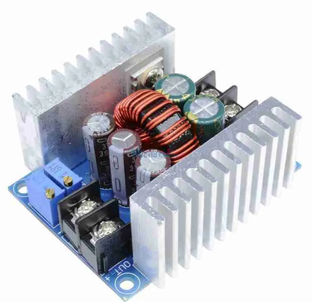 DC-DC понижающий преобразователь вход DC 6-40 В, выход DC 1.2-35 B, 300W, с регулировкой тока 20А