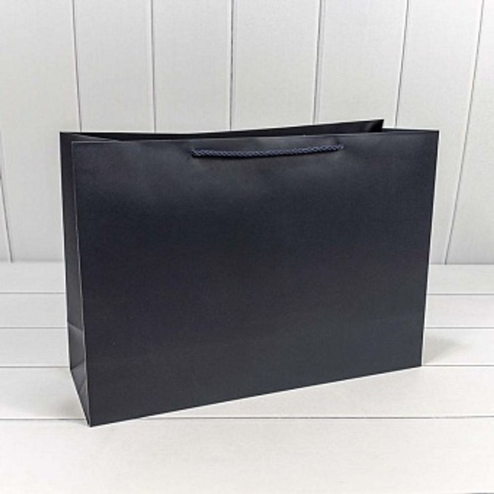 Пакет подарочный Фактура Синий 45*32*15 см.