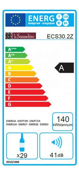 Винный холодильник LaSommeliere ECS30.2Z