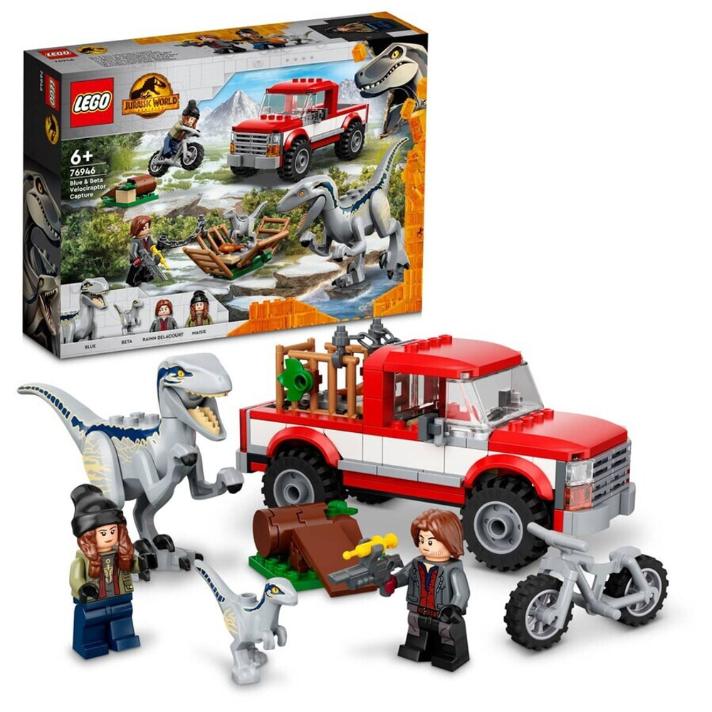 Конструктор LEGO Jurassic World 76946 Блу и поимка бета-велоцираптора