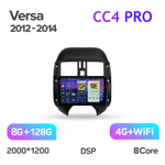 Teyes CC4 Pro 9" для Nissan Sunny, Versa 2012-2014