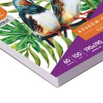 Скетчбук, белая бумага 100г/м2, 190х190мм, 60л, гребень, жёсткая подложка, BRAUBERG ART DEBUT,110998