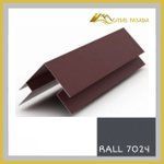 Угол наружный сложный 75мм RALL 7024-Графитовый серый 0,45мм 2м