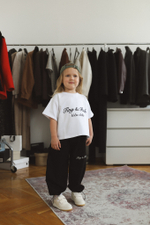 Брюки черные на затяжках Kids Club