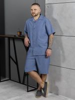 Костюм мужской Аристократ-2 Виотекс ДЖИНСОВЫЙ МЕЛАНЖ