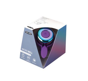 Звоночек на самокат неохром сиреневый BOX
