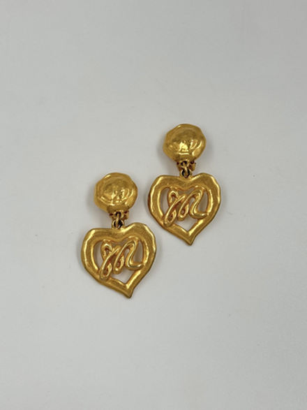 Клипсы с подвесками в виде сердец Sonia Rykiel